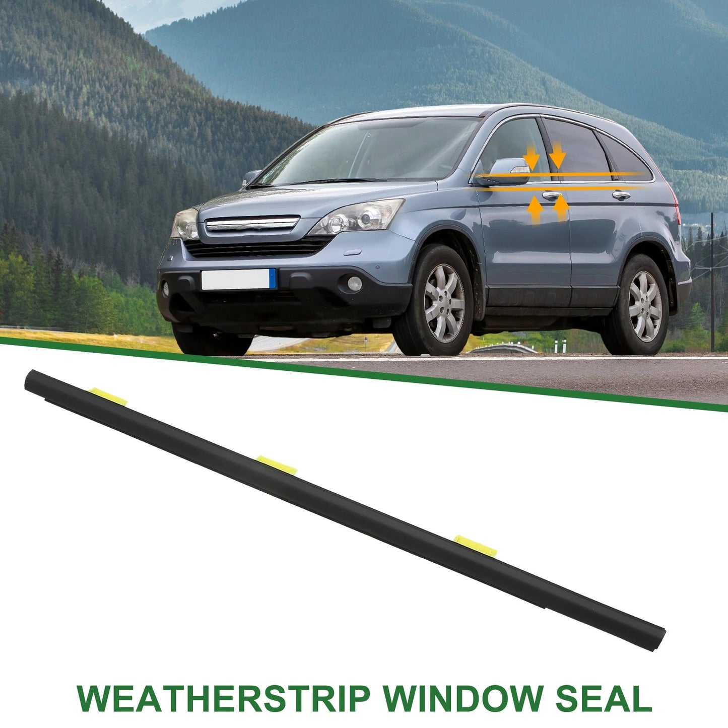 Rear Left Weatherstrip Window Seal for Honda CR-V (2002-2006)
