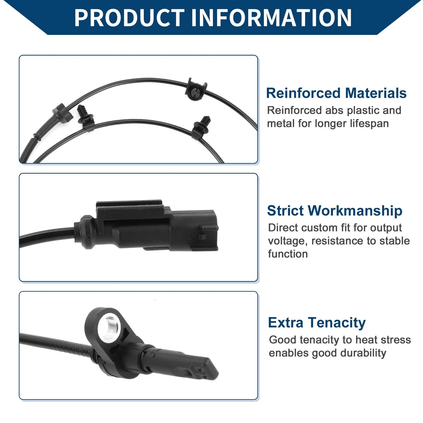 ABS Wheel Speed Sensor for Chevrolet Equinox (2018-2024) Front