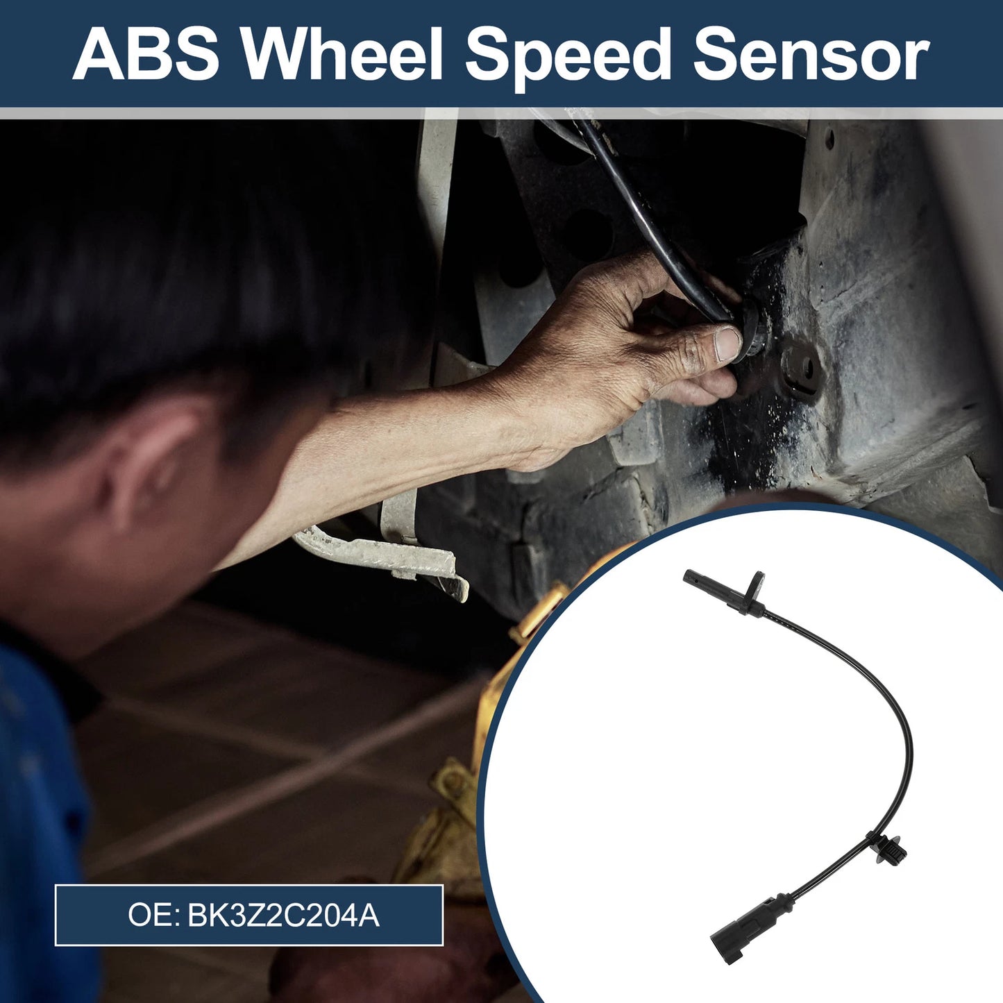 ABS Wheel Speed Sensor for Ford Transit 150 2015-2019 Rear