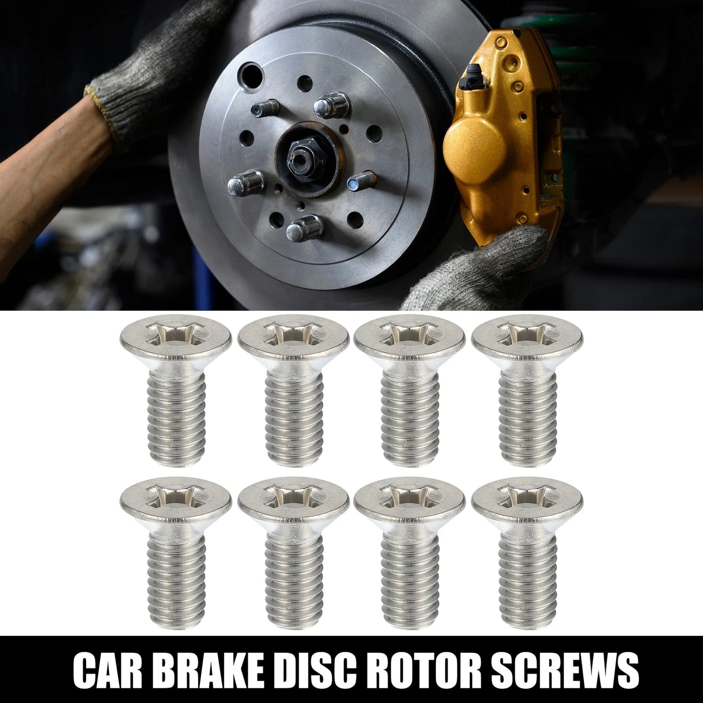 8pcs Brake Disc Rotor Screws Bolts for Honda Accord Civic (2003-2023)