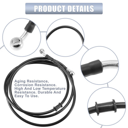 Brake Line / 74.80" / Motorcycle Hydraulic Hose Braided Cable for Make Model