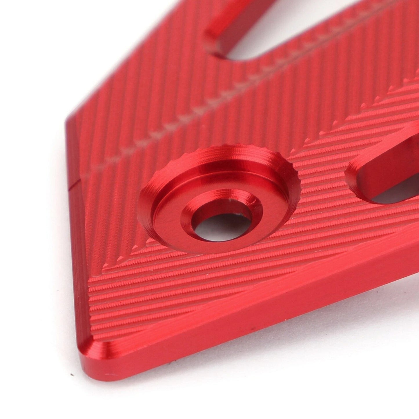 CNC Aluminum Heel Guard Set Red for Kawasaki Z900 (2017-2020)