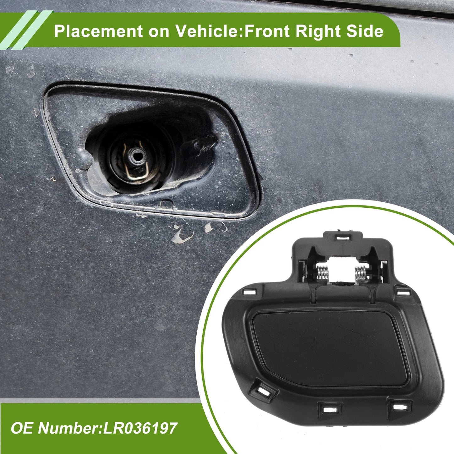 Front Right Washer Nozzle Cover for Land Rover Range Rover Evoque (2012-2023)