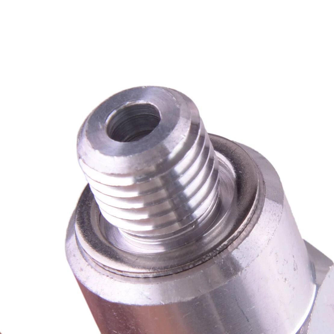 M12 1.5 to 3/8" NPT Coolant Temp Sensor Adapter for SBC BBC LS