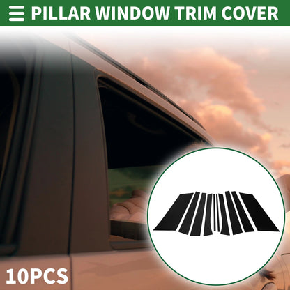 10 x Door Pillar Window Trim Black for Buick Enclave (2007–2014)