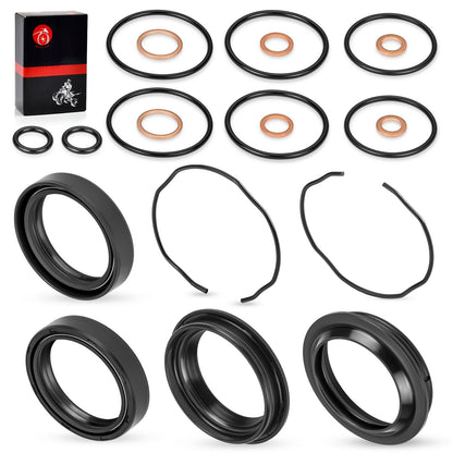 Front Fork Dust Seal Oil Seal Kit for Suzuki GSX-R600/750 V-Strom DL650 (2004–2010)