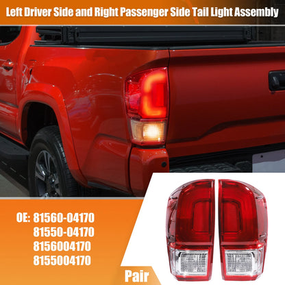 Left Right Side Tail Light Assembly for Toyota Tacoma (2005-2015) 2 x Lights