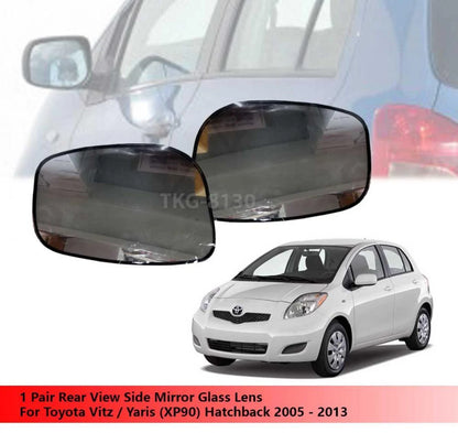 Side Mirror Glass Lens for Toyota Vitz/Yaris (XP90) Hatchback (2005-2013)