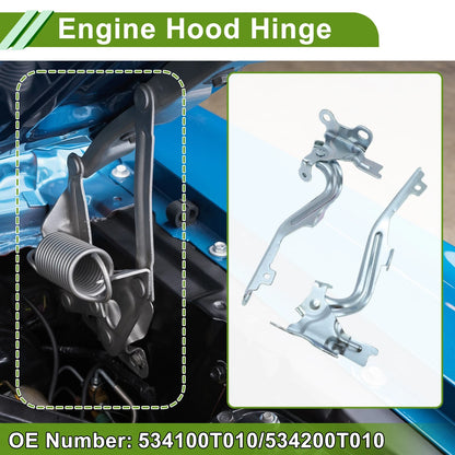 Hood Hinges 1 x for Toyota Venza (2009–2017)