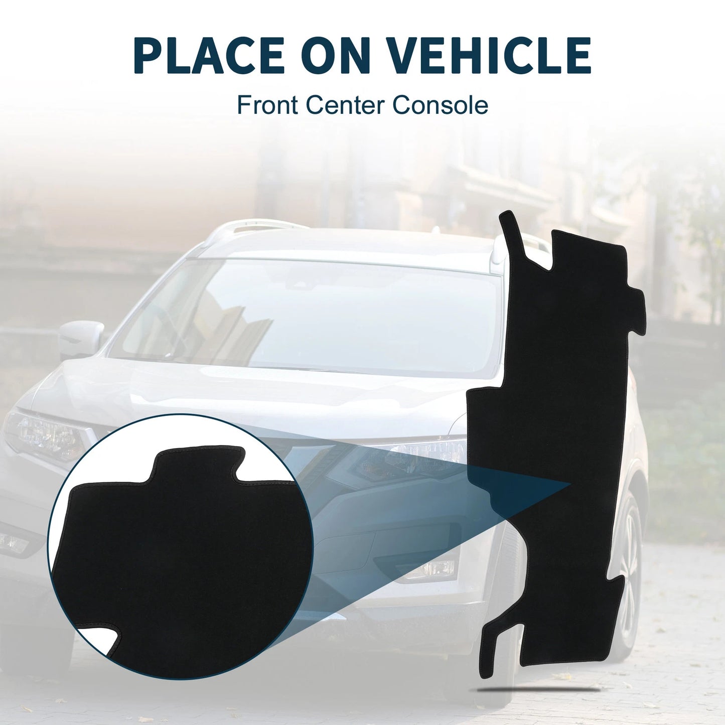 Dashboard Cover Mat for Nissan NOTE e-POWER E13 (2020-2024) Black 1 Set