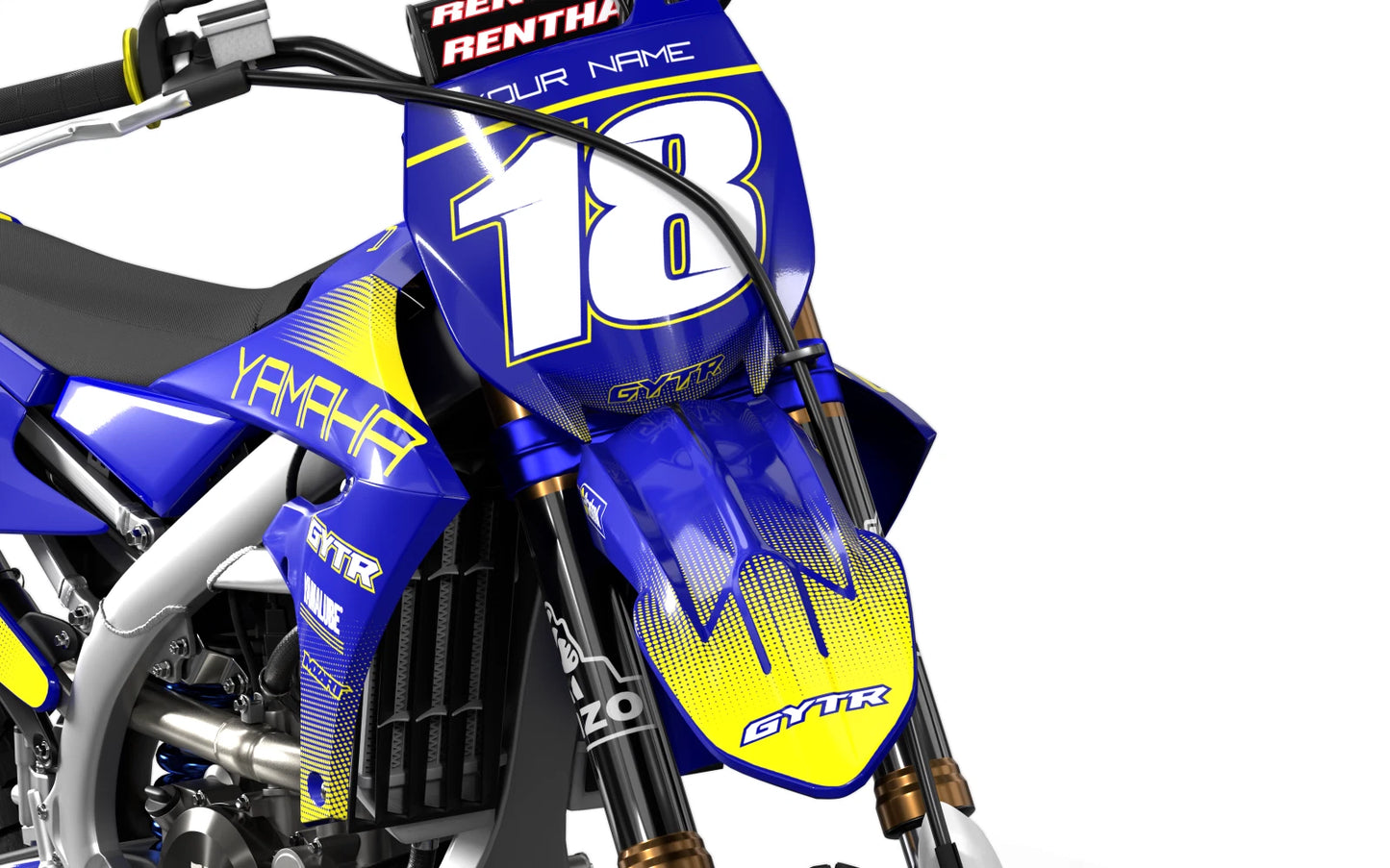 Custom Graphic Kit Decals for Yamaha TTR 90