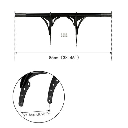 Black Highway Footpeg Crashbar for Harley Softail Low Rider Street Bob (18-25)