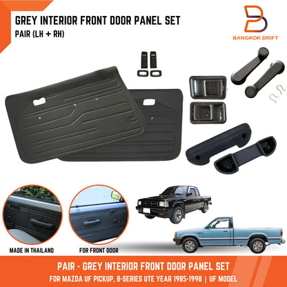 Grey Interior Door Panel Handle Lock for Mazda B-Series Bravo (1985-1998)