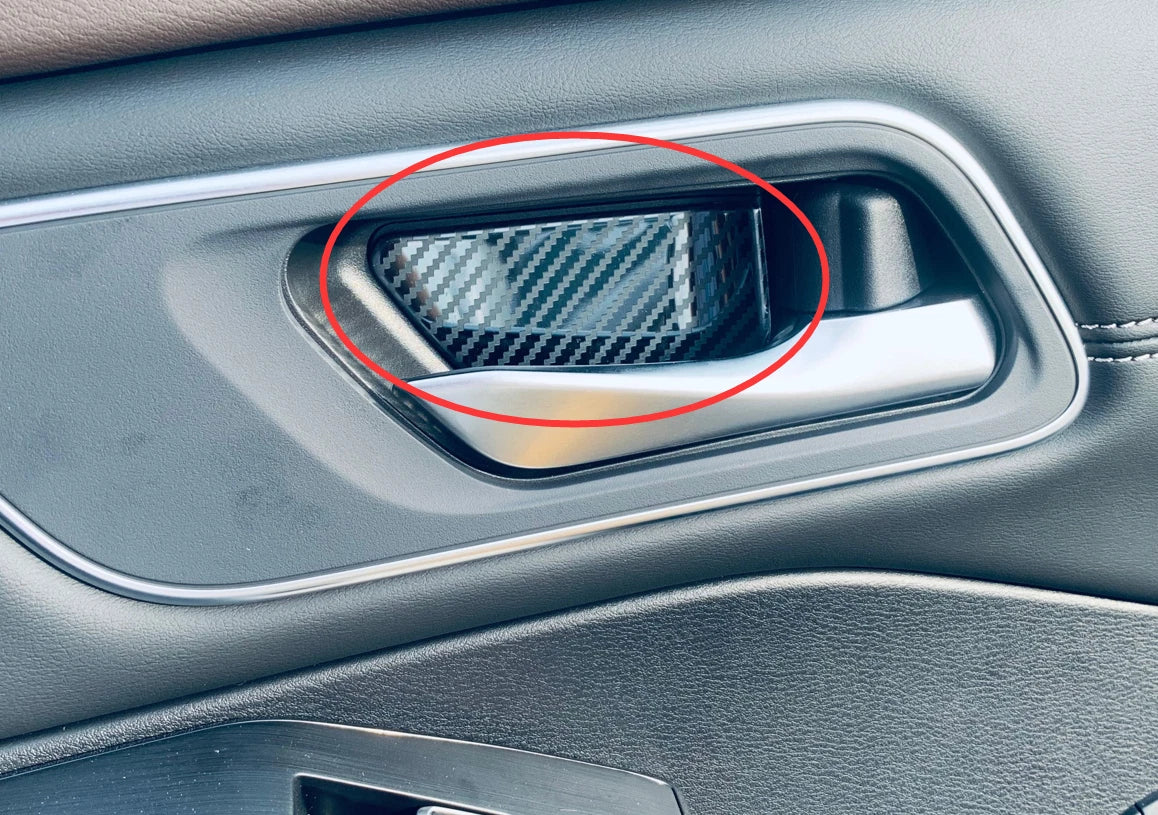 Carbon Fiber Door Handle Bowl Cover for Nissan Rogue (2021-2023)
