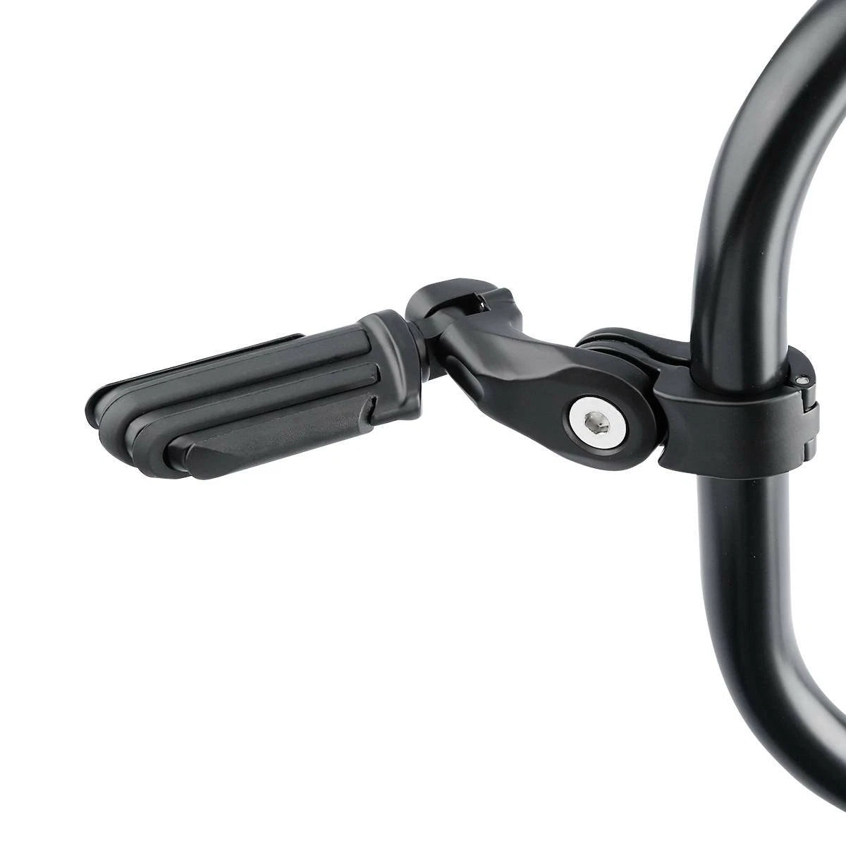 1-1/4" Short Angled Highway Bar Footpeg Mount for Harley Touring
