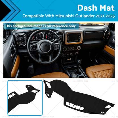 Dash Mat Anti-Slip Microfiber Leather for Mitsubishi Outlander (2021-2025)