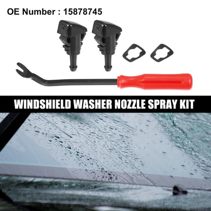 5pcs Front Windshield Washer Nozzle Kit for Envoy Trailblazer (2002 - 2009)