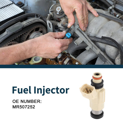 Fuel Injector MR507252 for Mitsubishi Eclipse GS 2001-2005 1 Pc Beige