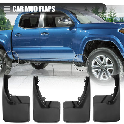 Car Mud Flaps Splash Guards Set for Dodge Ram (2009-2018)