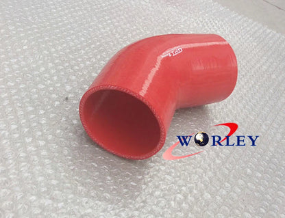 Silicone Joiner Elbow Radiator Hose 45° Bend 64mm 2.5" for Car