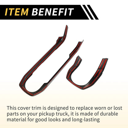 Carbon Fiber Dashboard Panel Cover Trim for Toyota Tacoma (2016-2023)