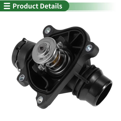 Engine Coolant Thermostat Housing for BMW 328i 128i Z4 X3 X5 335i (2007-2013)