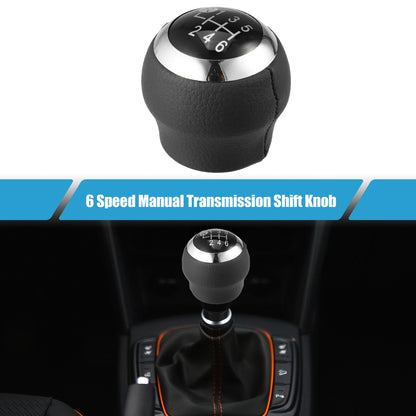 6-Speed Manual Shift Knob - Plastic Black for Toyota Corolla