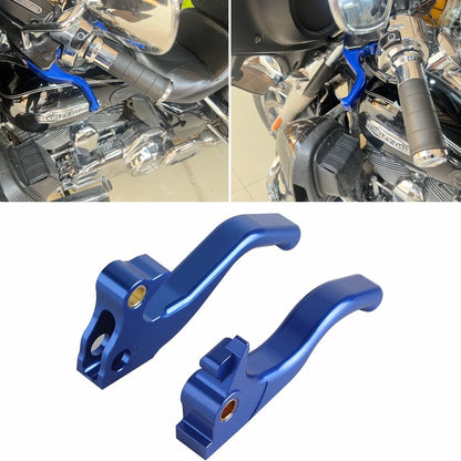 Blue Front Brake & Clutch Levers for Harley Sportster Low/SuperLow XL883L (2014-2019)