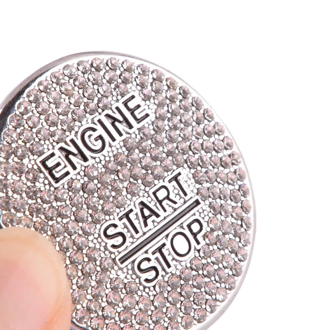 Bling Engine Start Stop Button Trim Cover for Mercedes Benz B C CLA (2012-2023)