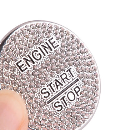 Bling Engine Start Stop Button Trim Cover for Mercedes Benz B C CLA (2012-2023)