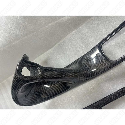 LHD Carbon Fiber Interior Door Handle Panel Replacement for Mazda RX-7 FD3S