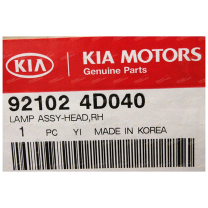RH Headlight for Kia Carnival Grand Carnival VQ (2005 - 2010)