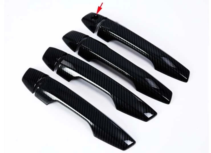 Door Handle Lid Cover Trim for Mitsubishi Eclipse Cross 2018-2021 Carbon Fiber