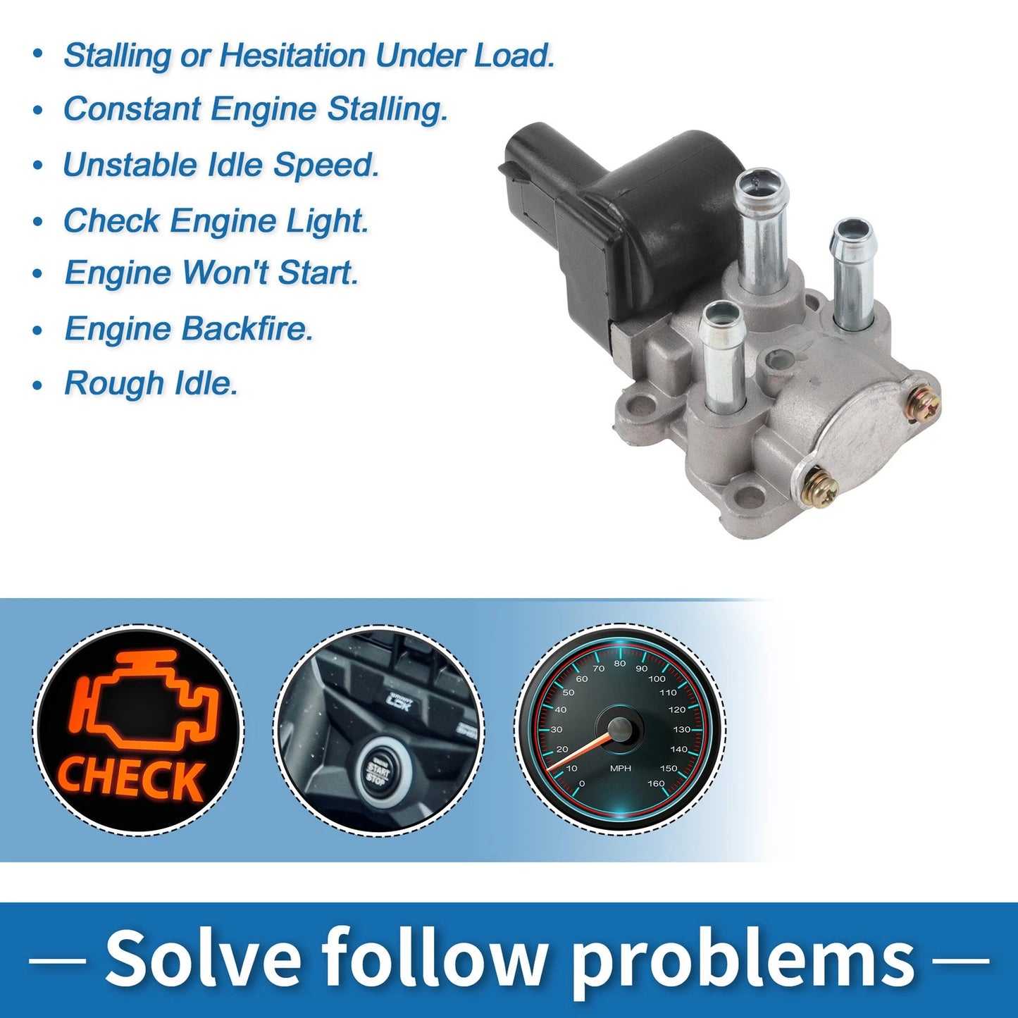 Idle Air Control Valve for Toyota RAV4 (1996-2000)