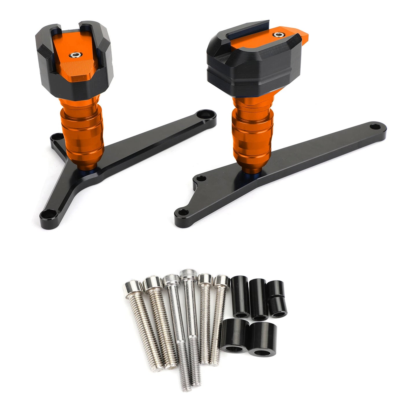 Crash Pads Engine Guard Orange for KTM RC 390 (2014-2018)