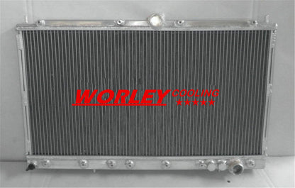 2 Row Aluminium Radiator & Fan for Dodge Stealth RT (1991-1996)