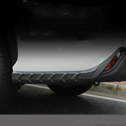 2 x Carbon Fiber Bumper Protector Cover Trim for Toyota Highlander (2020–2022)