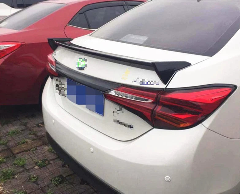 Black Rear Boot Spoiler Wing for Toyota Corolla (2014-2018)