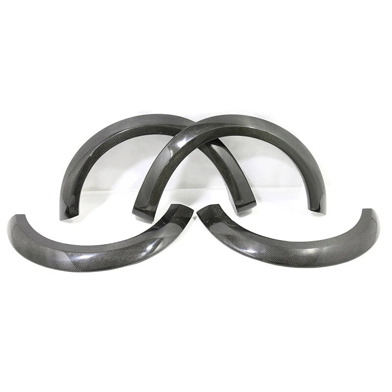 4pcs Carbon Fiber Car Fender Flare Kit Wheel Arch Cover fit For Mini Cooper F56