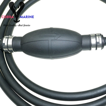 5/16" Universal Fuel Line Assembly with Primer Bulb for Boat Outboard Marine