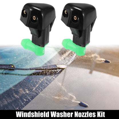 Windshield Wiper Washer Nozzle Spray Jet for Honda Accord   Black
