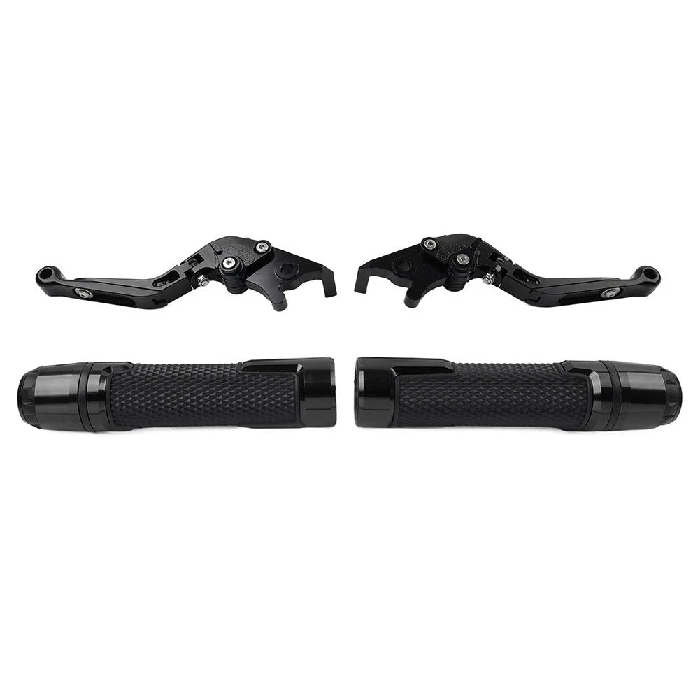 Folding Extendable Brake Clutch Lever Grip Set for Honda CB1100 CB1300 (2013-2023)