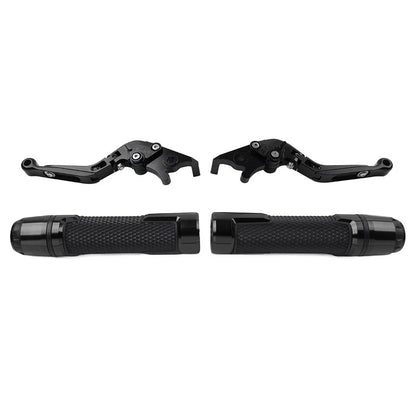 Folding Extendable Brake Clutch Lever Grip Set for Honda CB1100 CB1300 (2013-2023)