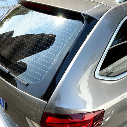 2 x Rear Window Canard Spoiler Covers for Skoda Octavia Estate (2014-2019)