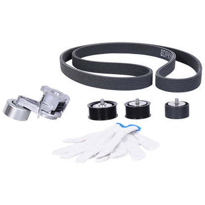 Belt Tensioner Pulley Kit for BMW N54 F01 F02 E71 X6 740 (2008-2016)