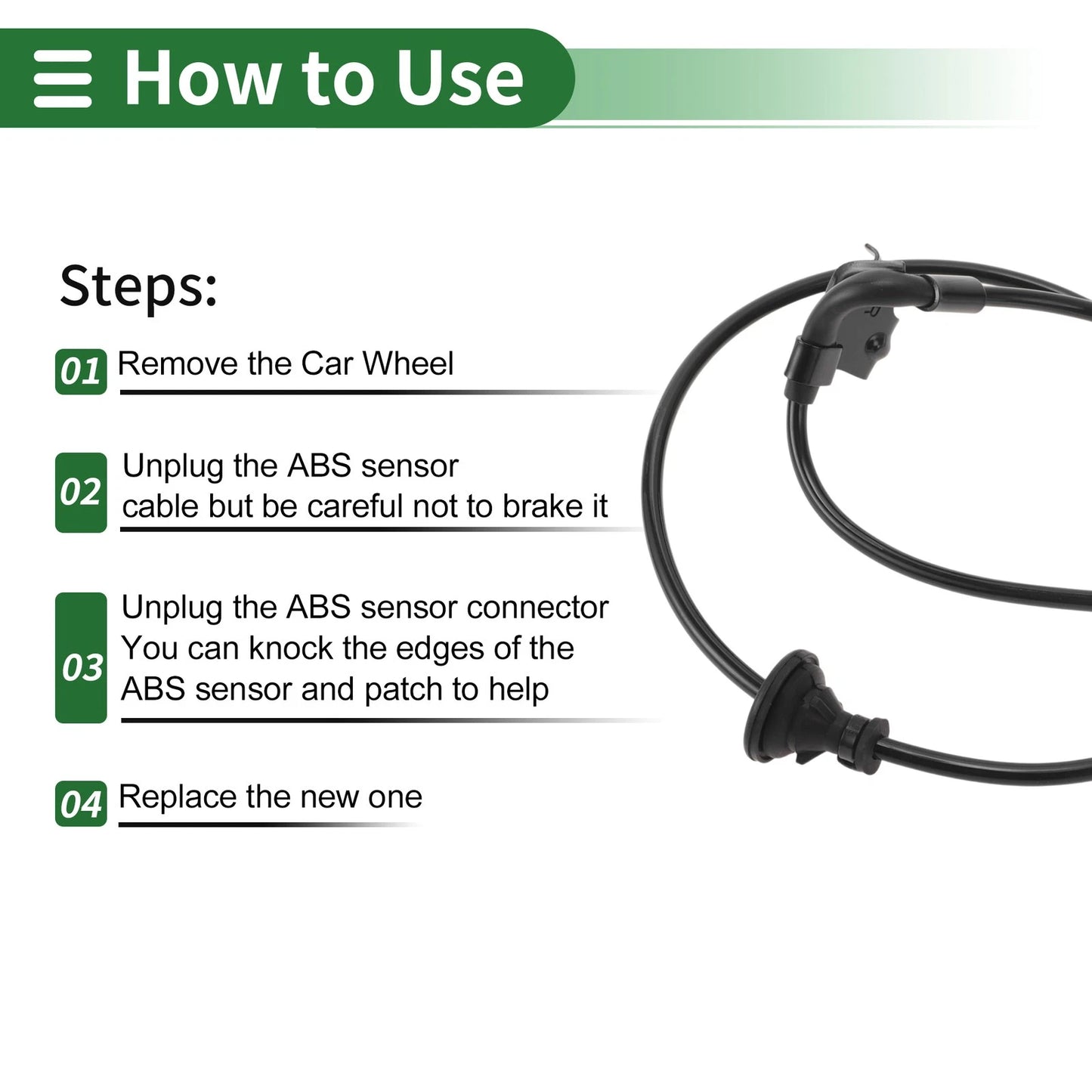 ABS Wheel Speed Sensor for Toyota Scion (2009-2013)