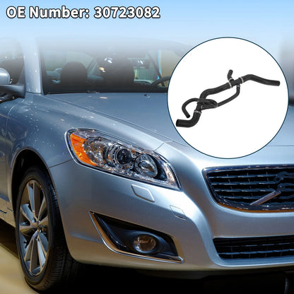 Upper Radiator Hose for Volvo S40 (2000-2011) Rubber Black