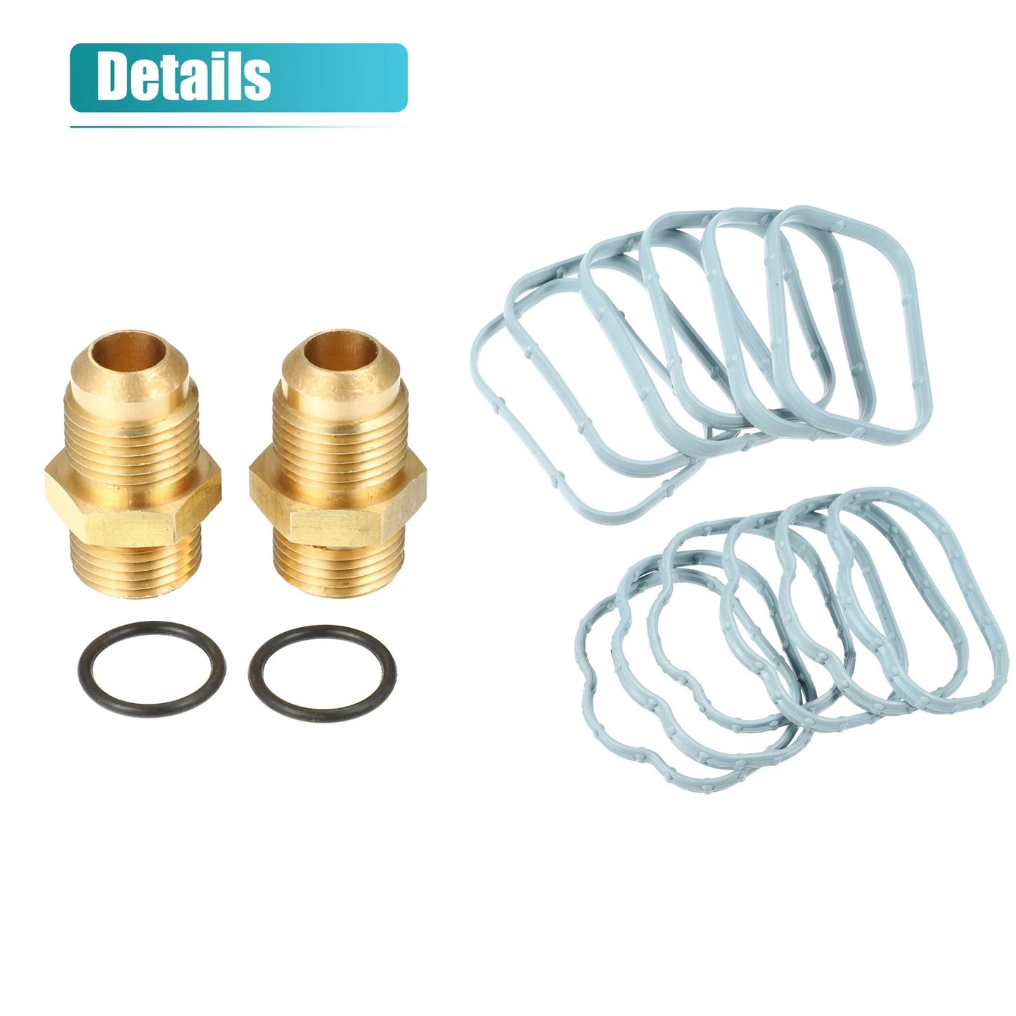 Oil Cooler Housing with Gaskets Sensor Assembly for Dodge
