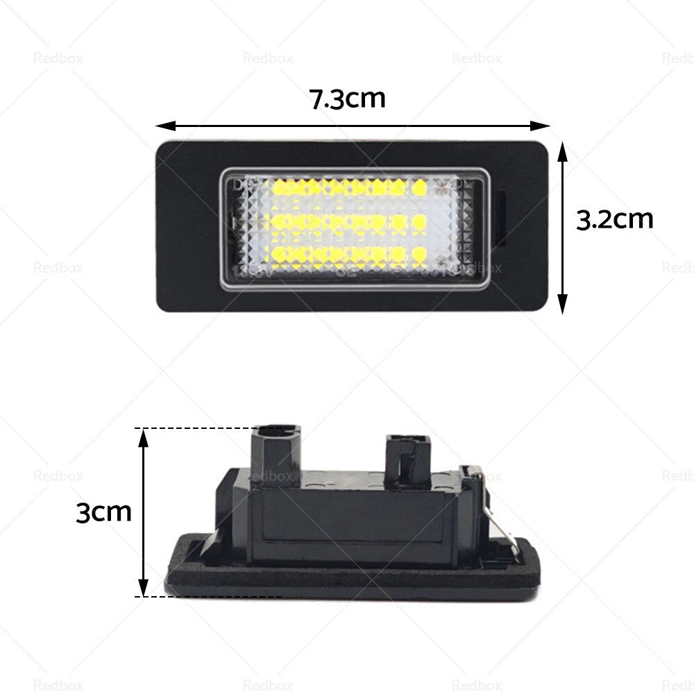 LED License Plate Light Lamps for BMW E90 E92 E93 E39 M5 E70 (2006-2013)