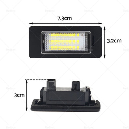 LED License Plate Light Lamps for BMW E90 E92 E93 E39 M5 E70 (2006-2013)